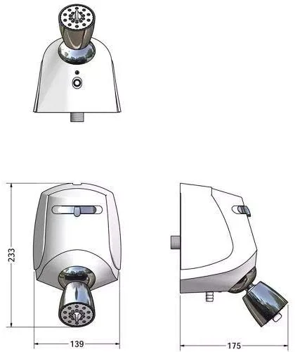 Ducha Relax Branca 220V/5500W - Lorenzetti - 7540110 - Image 2
