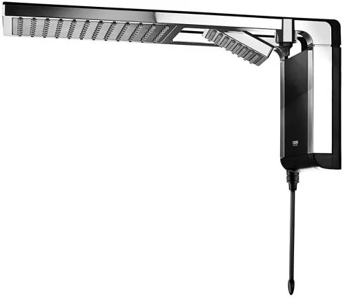 Ducha Acqua Duo Preto/Cromado 220V/7800W - Lorenzetti - 7510104 - Image 3