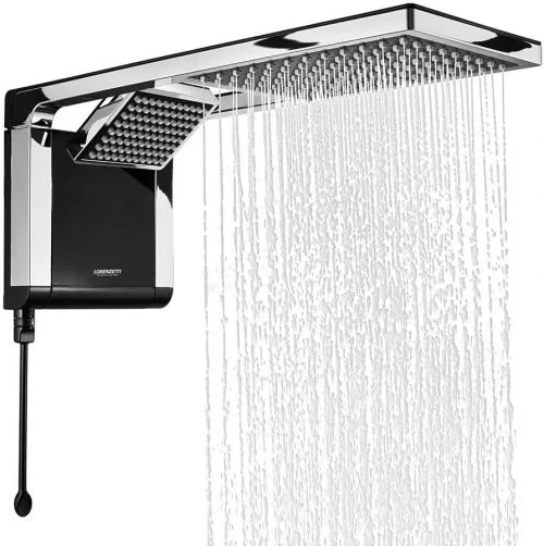 Ducha Acqua Duo Preto/Cromado 220V/7800W - Lorenzetti - 7510104 - Image 4