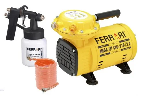 Compressor De Ar Direto Ferrari Mega Jet CMJ-210 - 1/2HP - 127/220V
