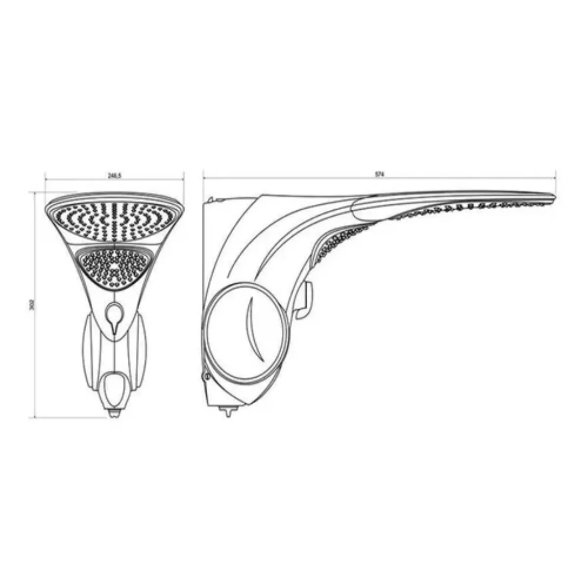 Ducha Duo Shower Multi 220V/7500W - Lorenzetti - 7511002 - Imagem 6