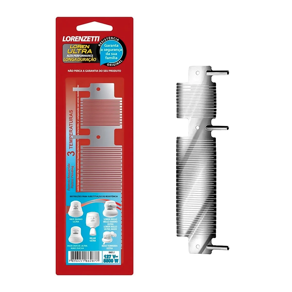 Resistência LorenUltra 065-A 220V/5500W - Lorenzetti - 7589128