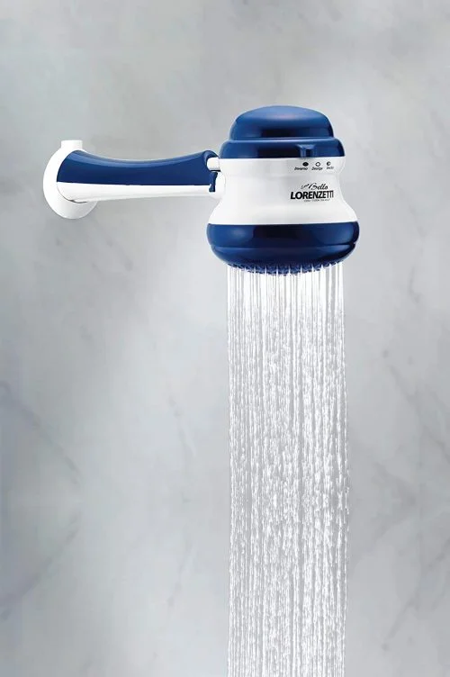 Ducha Loren Bello Ultra Azul com Braço 220V/5500W - Lorenzetti - 7530432 - Image 2