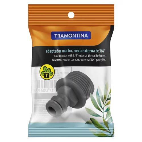 Adaptador Macho Tramontina com Rosca Externa 3/4" em Plástico para Jardim - 78501000 - Image 2