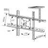 Suporte para TV Preto 10" - 70" Braço Articulado - Brasforma - SBRP430 - Image 3