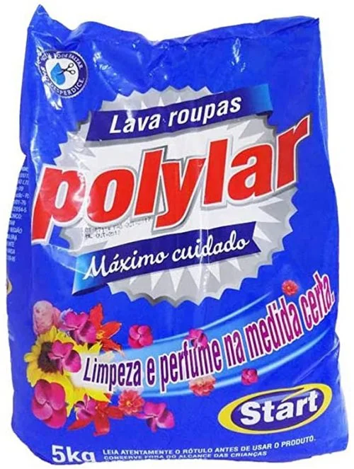Sabão Em Pó Polylar 1Kg Sachet Lava Roupas - Start - 49939