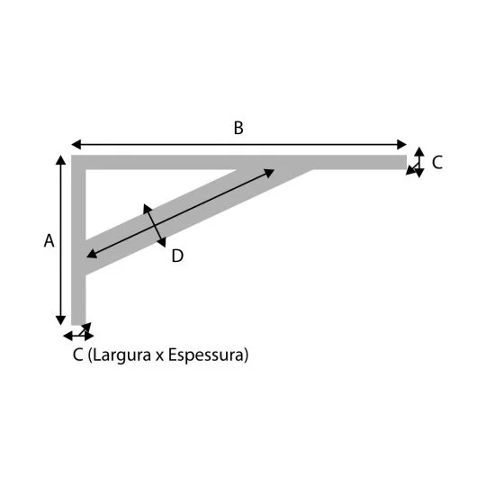 Cantoneira Leve 25 Branco - PV Flex - 0249 - Imagem 2