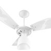 VENTILADOR TETO NEW CRISTAL LIGHT 220V BRANCO - VENTI-DELTA - 38-3238