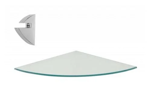 Prateleira Vidro Raio Cromado 20x20 - Prat.K - 8.624.001