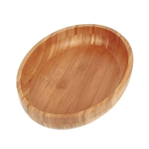 Gamela Oval Bamboo 32x23cm - Mor - 3362