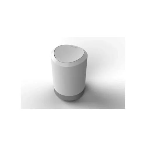 Lixeira Plástica Banheiro Branco Esmaltado - Prat.K - 10.030.000 - Image 2
