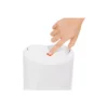 Lixeira Plástica Banheiro Branco Esmaltado - Prat.K - 10.030.000 - Image 3