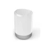 Lixeira Plástica Banheiro Branco Esmaltado - Prat.K - 10.030.000