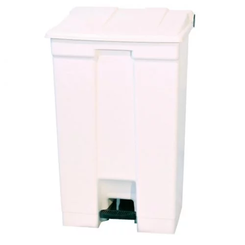 Cesto para Lixo com Pedal Branco 60L - Bralimpia - CP60BR