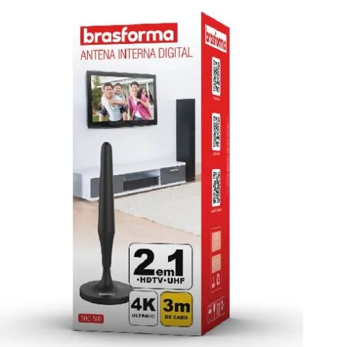 Antena Interna Digital UHF/HDTV - Brasforma - SHD-500 - Image 3