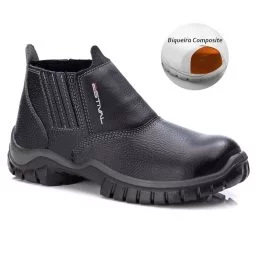 Bota Couro Work com Bico Composite Nº 45 - Estival - 7899883201252