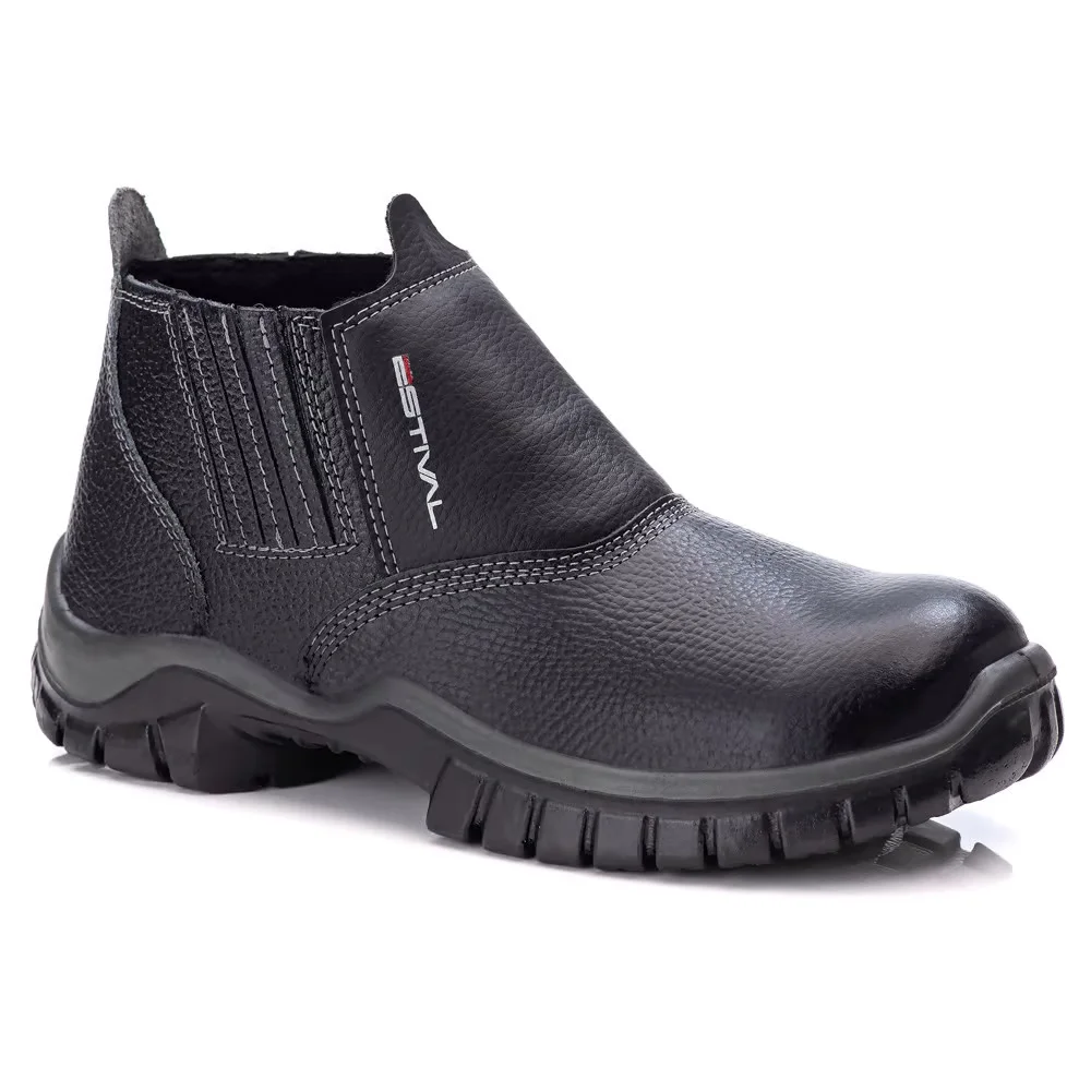Bota Couro Work sem Bico Nº 45 - Estival - 7899883207834