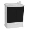 Gabinete Plástico Gab Fit 45cm Branco/Preto - Astra - GAB5*BR-PR1