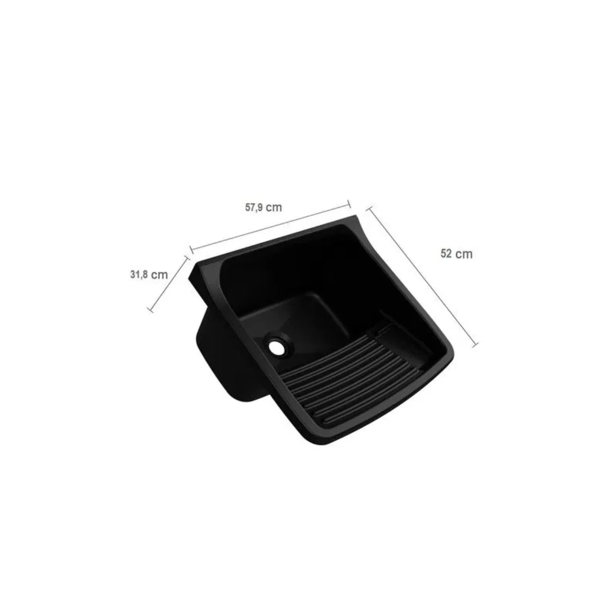 Tanque Plástico 40L Preto - Astra - TQ2/SC*PR1 - Imagem 5