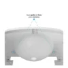 Gabinete Plástico Gab Fit 45cm Branco - Astra - GAB5*BR1 - Image 5