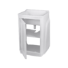 Gabinete Plástico com Tanque 43cm Branco - Astra - GTQ0*BR1 - Image 4