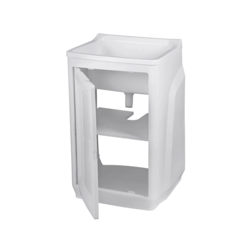 Gabinete Plástico com Tanque 43cm Branco - Astra - GTQ0*BR1 - Image 4