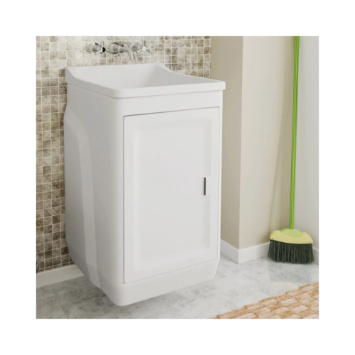 Gabinete Plástico com Tanque 43cm Branco - Astra - GTQ0*BR1 - Image 6