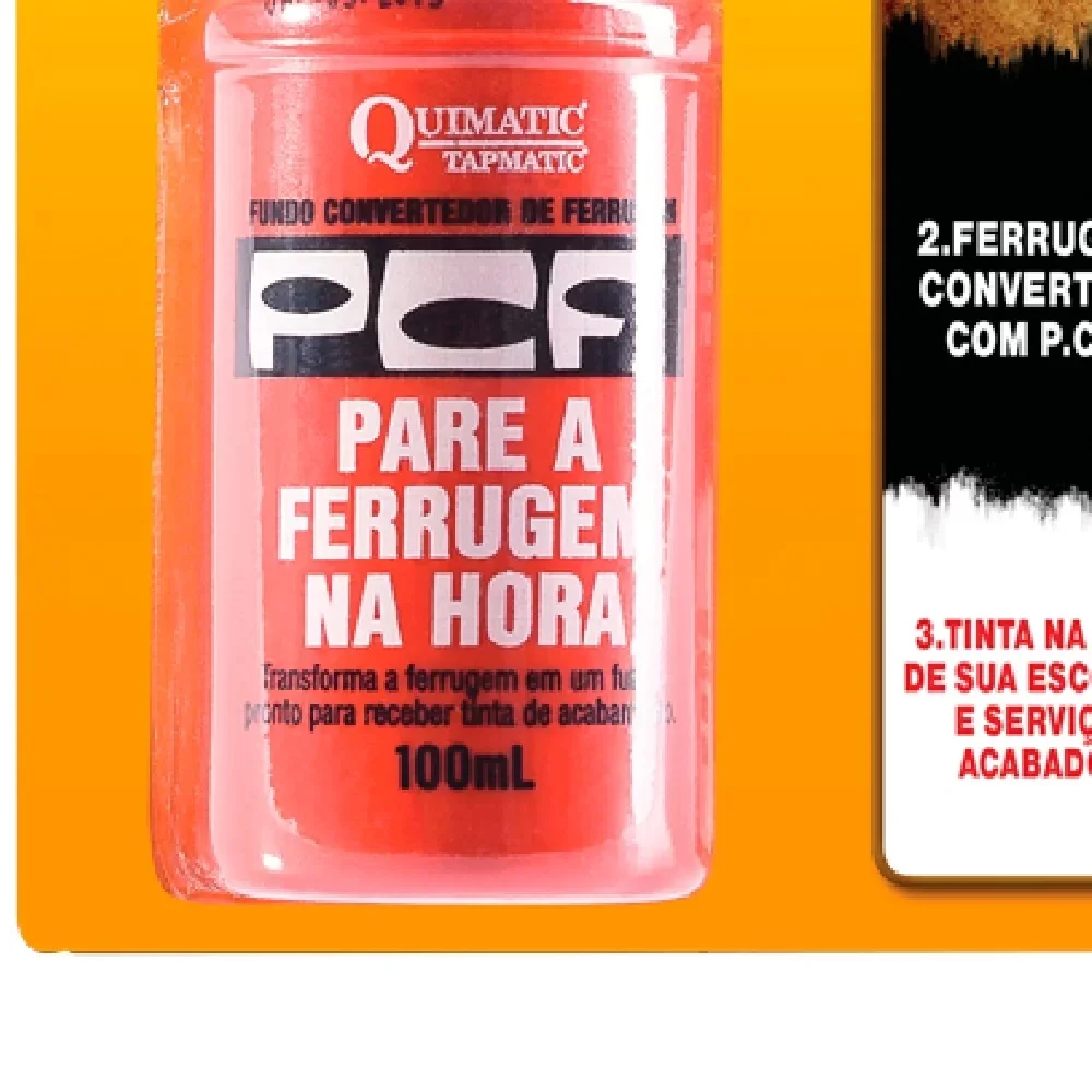 PCF Fundo Convertedor de Ferrugem PCF 100ml - Quimatic - DD1 - Imagem 2