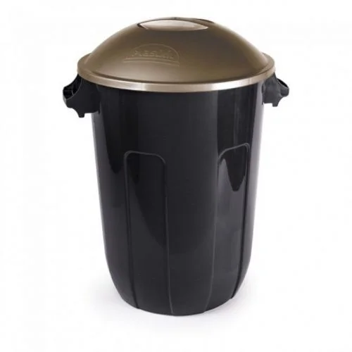 Cesto para Lixo Preto 62L - Plasutil - 2391
