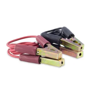 Cabo Bateria C/Garra Jacare 4MM 2,5M - Forceline