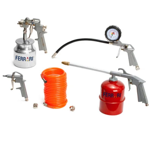 Kit Compressor de AR 5 Peças - Ferrari
