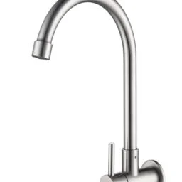 Torneira Inox Cozinha Parede Bica Móvel - Doan
