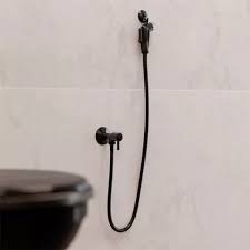 Ducha Higiênica Blukit Preta c/ Ponta Cromada - Blukit - Imagem 2