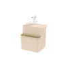 KIT PORTA DETERGENTE COMPACTO TEAR 500ML + LIXEIRA DE PIA - Image 2