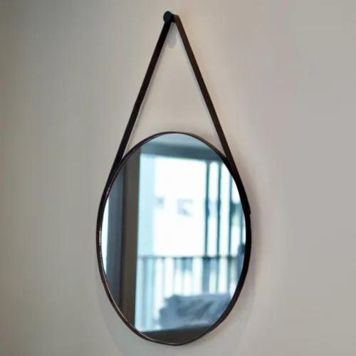 Espelho Decor 50Cm Moldura Preto/Preto - Nacional - Image 5