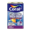 Tinta Proteçao Sol e Chuva Acrilico Total Branco 18Lt - Coral