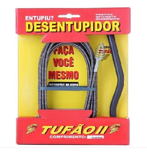 DESENTUPIDOR P/ ESGOTO II C/10MTS