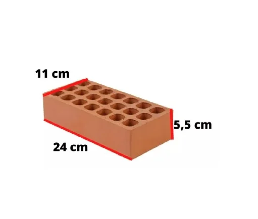TIJOLO LAMINADO 21 FUROS - Imagem 2