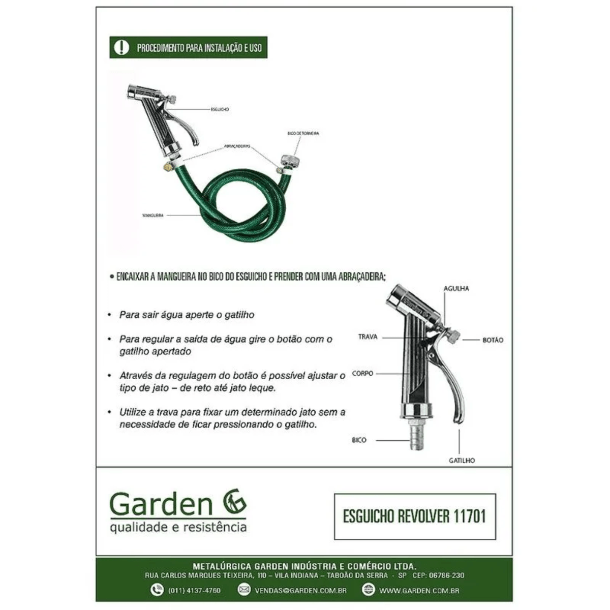 Esguicho Revolver 1/2 Espigao - Garden - Imagem 5