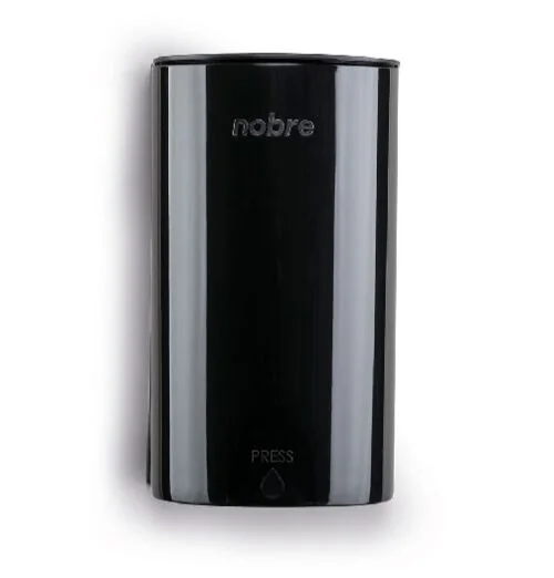 Dispenser Mini - p/ Sabonete Líquido/ Álcool Gel - Preto - 500ml - Nobre