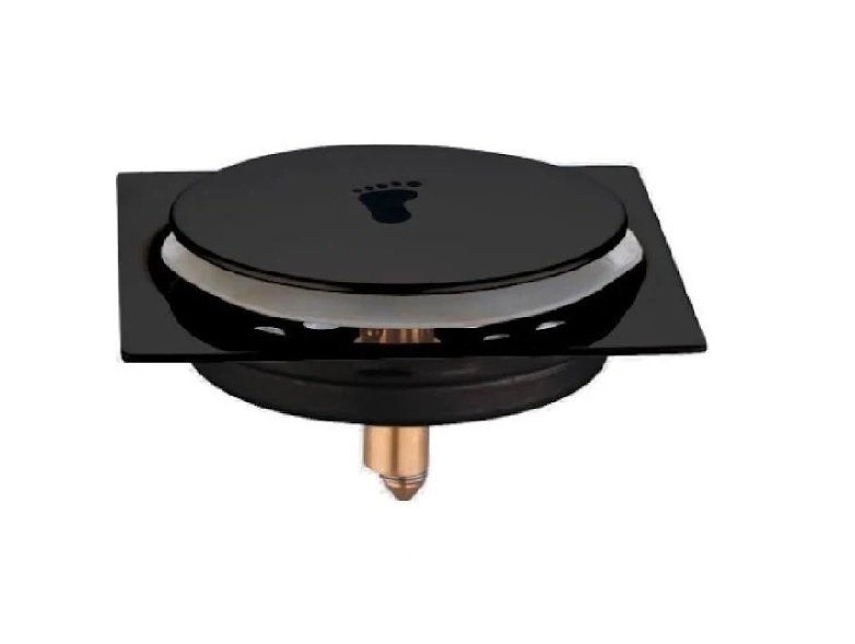 Grelha Quadrada Click 10Cm preto - Veneza - Imagem 2