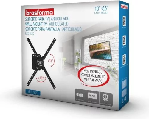 Suporte Para TV LCD 10" - 55" Articulado - Brasforma - Image 2
