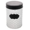 Pote Vidro Com Tampa Preta Label - Wolff - Image 3