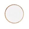 Prato para Sobremesa de Melamina Bambu Branco 22cm - Wolff