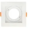 Spot de Embutir Quadrado Orbital Pc Gu10 Branco - Bronzearte