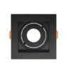Spot de Embutir Quadrado Orbital Pc Gu10 Preto - Bronzearte