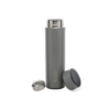 Garrafa Térmica Cinza Aço Inox Com Termometro Led 500ml - Wolff