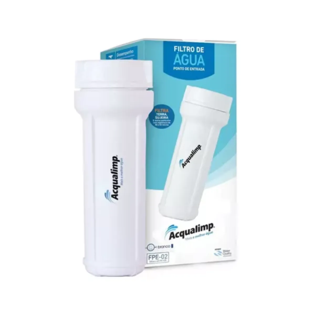 Filtro Ponto de Entrada Branco para Caixa D Água - Acqualimp - Imagem 2