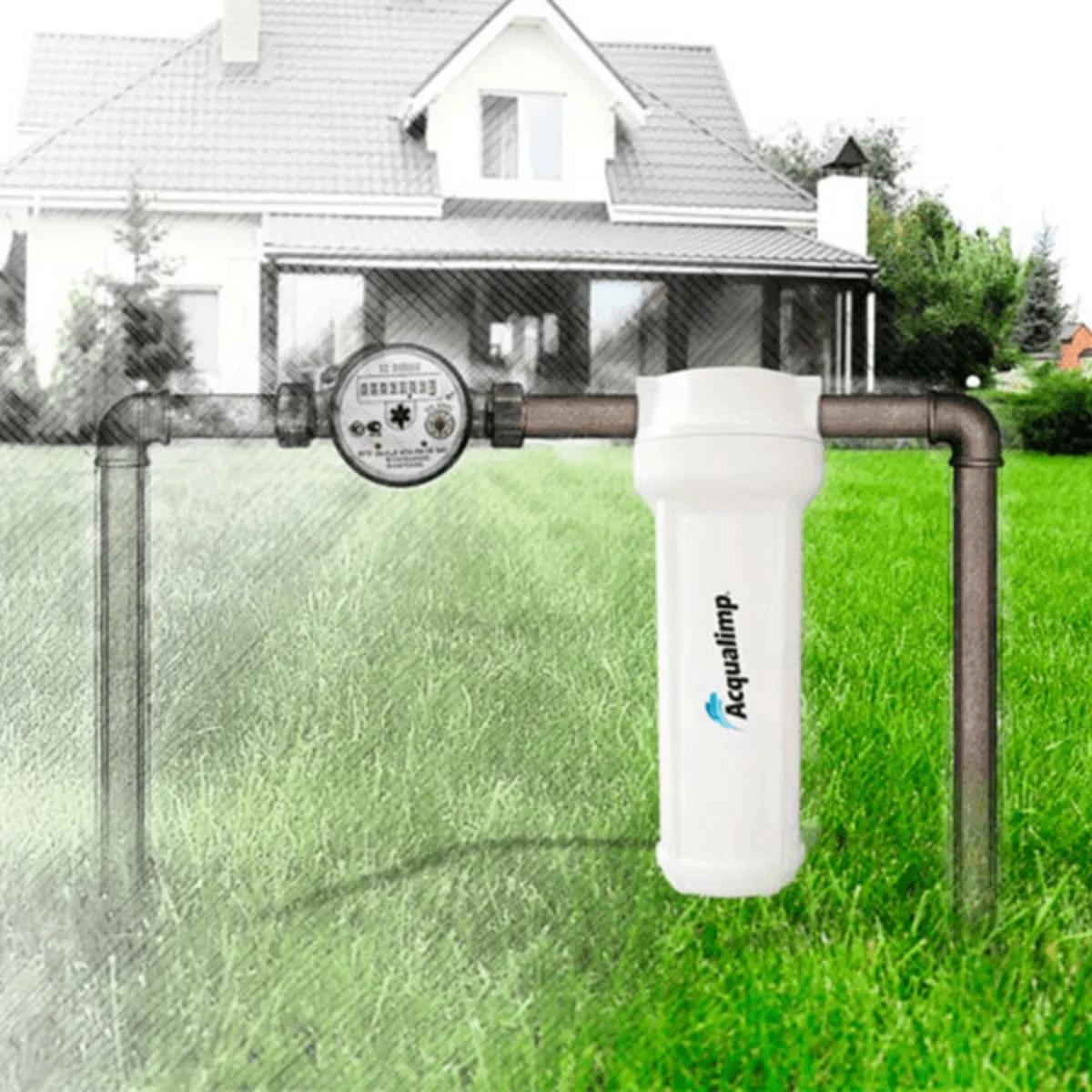 Filtro Ponto de Entrada Branco para Caixa D Água - Acqualimp - Imagem 3