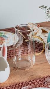 Jarra de Vidro Borossilicato com Alça e Copo Fun Âmbar 1,3L - Wolff - Imagem 2